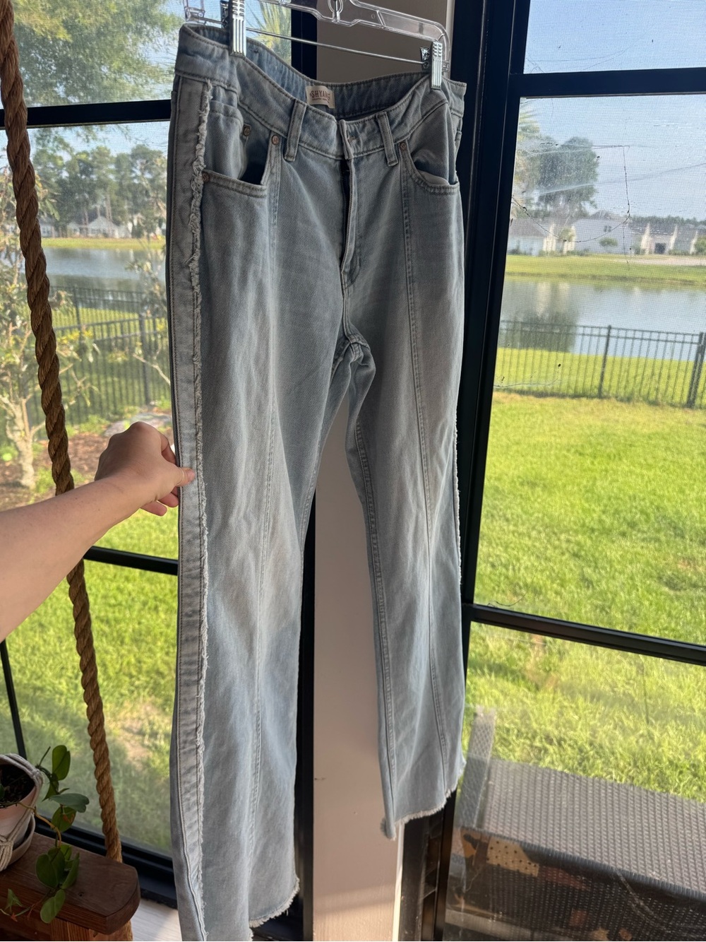 Shyanne Light Blue Straight Leg Jeans